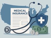 Understanding the Landscape of United States Medical Insurance: A Comprehensive Guide United States health insurance concepts with medical documents and stethoscope on desk