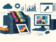 How New Printing Technologies Are Keeping Up with Digital Innovation Modern printing press with advanced digital displays demonstrating innovative print technology