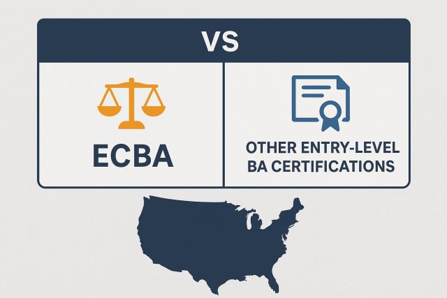 ECBA vs Other Entry-Level BA Certifications: Which One Do U.S. Employers Prefer in 2025? ECBA certification compared to entry-level BA certifications for U.S. employer preference