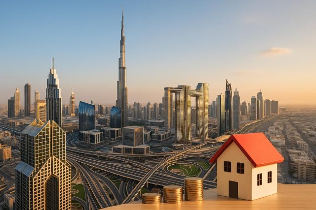 Why Global Investors Are Choosing Dubai for Long-Term Property Growth Dubai skyline with modern skyscrapers and waterfront, highlighting property investment opportunities