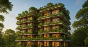 Eco-friendly luxury high-rise Narra Residences with greenery and modern sustainable design