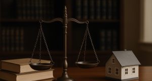 Doctor reviewing patient charts in a medical office, symbolizing dedication and practice value