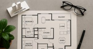 Lentor Gardens Residences floor plan layout highlighting functional urban living spaces