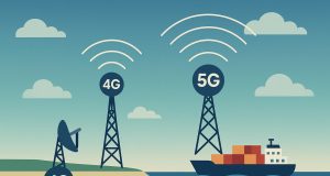 4G and 5G networks enabling real-time coastal connectivity and advanced shore communication