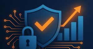 Advanced cybersecurity system dashboard highlighting detection quality metrics for security success
