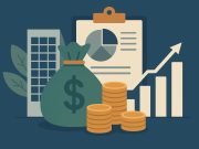 Organized financial documents, calculator, and pen symbolizing structured money management