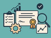 A Simple Guide to Business Analyst Certifications for Beginners Business analyst certification guide concept with charts, graphs, and study materials for beginners