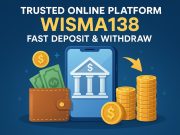 Trusted Online Platform WISMA138: Fast Deposit & Withdraw WISMA138 online platform logo showcasing fast and secure deposit and withdrawal services