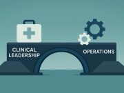 Medical professionals collaborating to improve clinical leadership and operational efficiency