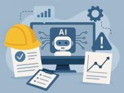 Artificial intelligence dashboard analyzing workplace safety data for better decision-making
