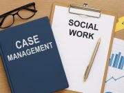 Case management process diagram illustrating steps in social work for modern professionals