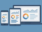 SaaS dashboard displaying analytics on smartphone, tablet, and laptop for mobile responsiveness