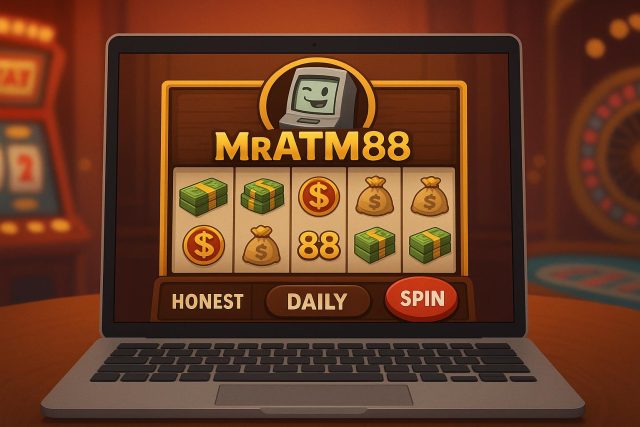 Honest Take on MrATM88 After Playing It Daily MrATM88 online slot game interface with reels, payout symbols, and casino-themed graphics