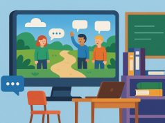 Virtual avatars collaborating in an online game environment fostering social learning and interaction