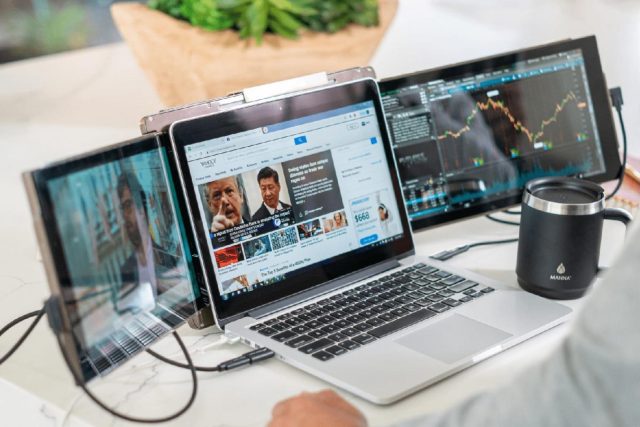 Portable Monitors for Virtual Meetings | A Productivity Hack Image 1 Image 1 of Portable Monitors for Virtual Meetings | A Productivity Hack