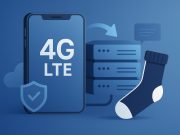 Mobile proxy server illustration highlighting LTE Socks solutions for secure online connections