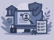 KYC compliance dashboard displaying verification process and security measures for compliance teams