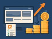 Custom website design concept illustrating long-term business growth and higher return on investment