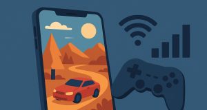 Smartphone displaying popular online games, highlighting mobile gaming's growing influence