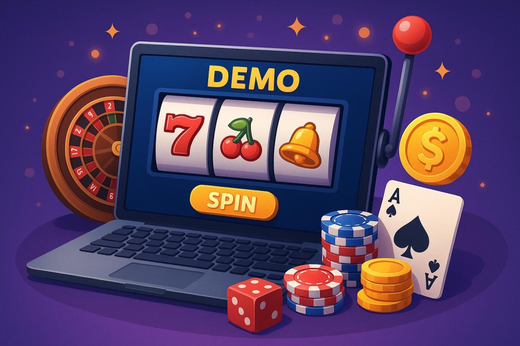 Virtual iGaming platform showcasing demo gameplay and realistic real money feature integration