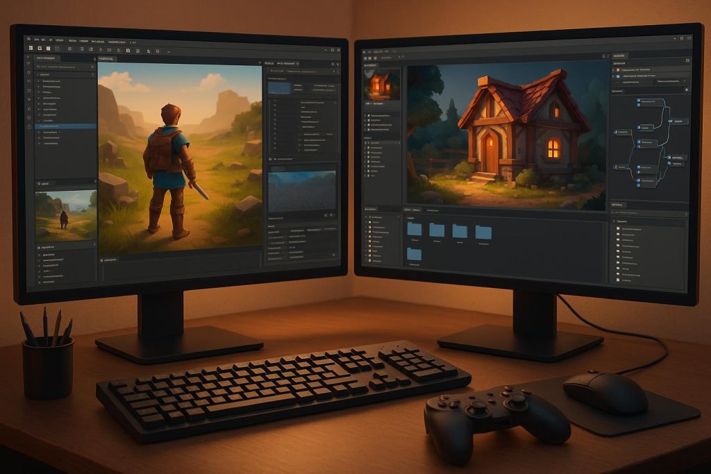 Cutting-edge video game development studios producing high-quality, in-house style games