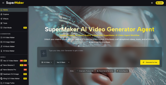 Image 1 of The Best AI Video Maker in 2026: How SuperMaker AI Is Changing the Game