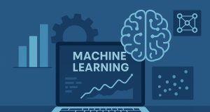 Machine learning company team collaborating on innovative development projects with technology tools