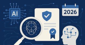 AI company team analyzing liveness detection technology for iBeta certification preparation
