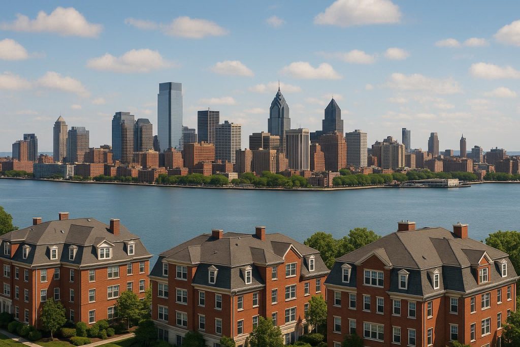Modern East Coast residential buildings showcasing stable real estate market appeal