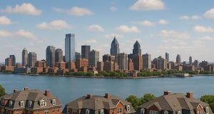 Modern East Coast residential buildings showcasing stable real estate market appeal