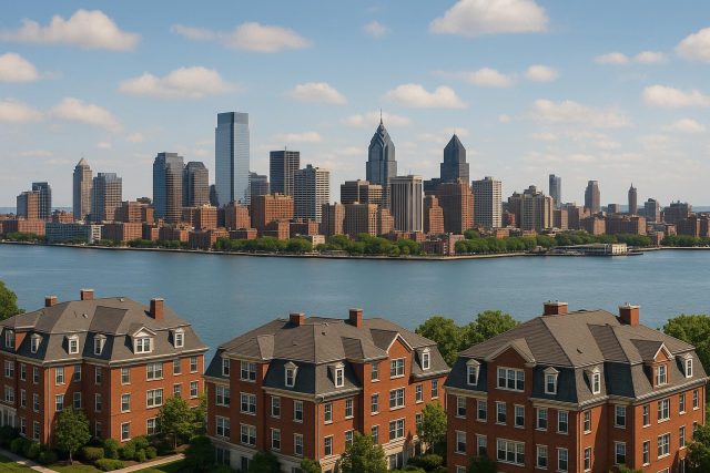 Modern East Coast residential buildings showcasing stable real estate market appeal