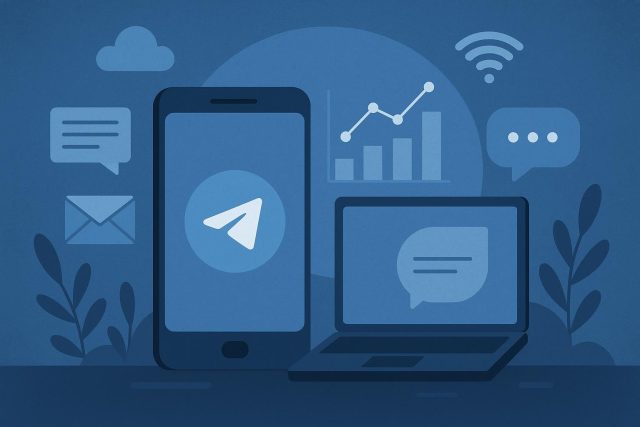 Telegram app interface illustrating digital communication trends and future technology advancements