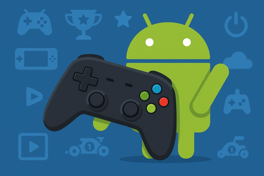 Android gaming interface showcasing popular mobile games transforming digital entertainment