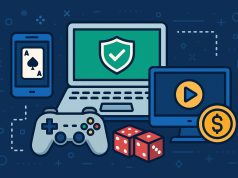 Secure gaming platform interface showcasing trust features in online entertainment evolution.