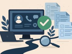 Contact center software dashboard with analytics and communication tools for business efficiency