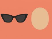 Angular sunglasses enhancing facial features on a round face for optimal style and balance