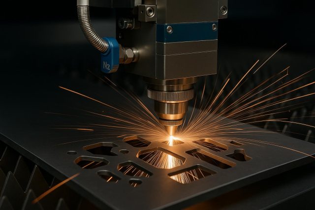 How Nitrogen Improves Cut Quality in Laser Cutting and Reduces Secondary Finishing Costs Laser cutting metal with a focused beam and nitrogen gas for cleaner edges and reduced finishing