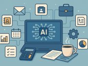 AI automating business tasks such as scheduling, data entry, email management, and analytics