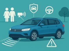 Advanced car safety features ensuring family protection on the road