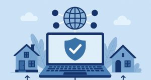 Network of residential proxies connecting devices for secure, anonymous internet browsing and access
