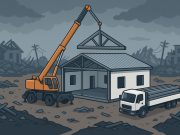 6 Reasons Prefabricated Steel Structures Are Ideal for Rapid Disaster Relief Prefabricated steel structures being assembled quickly for efficient disaster relief response
