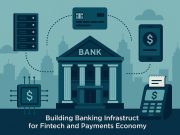 Modern banking technology infrastructure supporting fintech and digital payments transformation