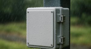 Durable waterproof enclosure protecting electronic equipment from moisture and environmental damage
