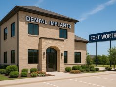 Modern dental implant equipment at Fort Worth dental office, highlighting implant services