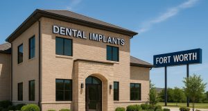 Modern dental implant equipment at Fort Worth dental office, highlighting implant services