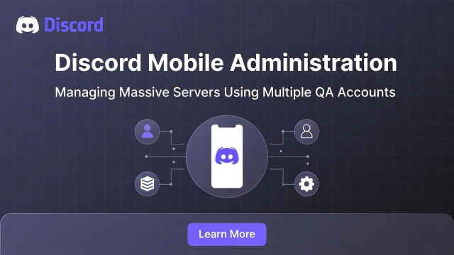 Image 1 of Discord Mobile Administration: Managing Massive Servers Using Multiple QA Accounts