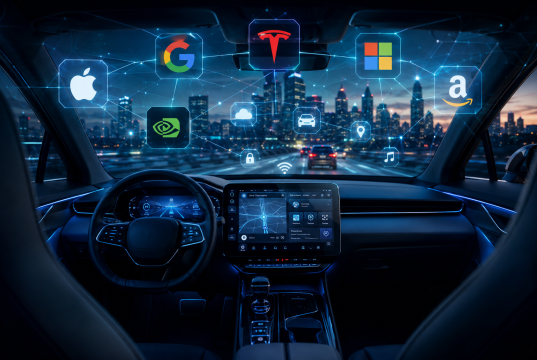 Image 1 of Why the Next Big Tech Battle Could Happen Inside Your Car