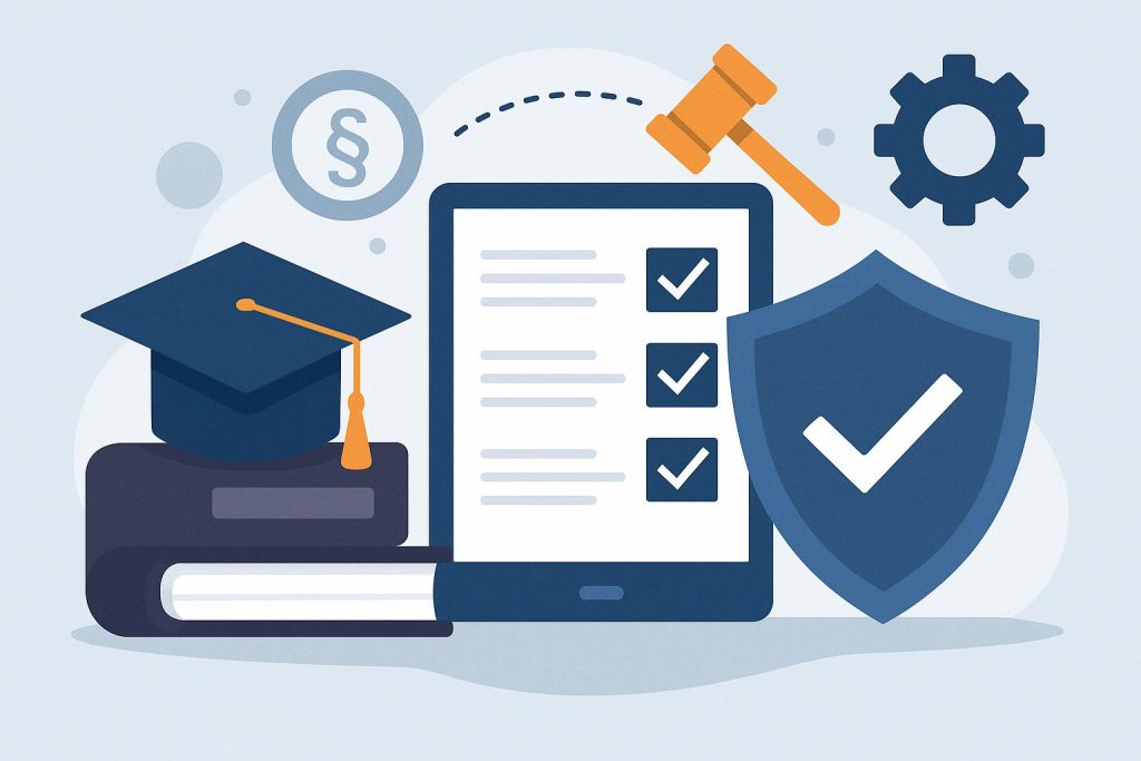 Digital tools and software ensuring compliance for educational organizations