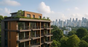 Modern Amberwood at Holland residential complex highlighting unique architecture in APAC cityscape
