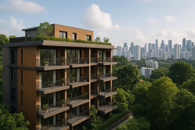 Amberwood at Holland Stands Out Amid Rising Property Prices in APAC Cities Modern Amberwood at Holland residential complex highlighting unique architecture in APAC cityscape
